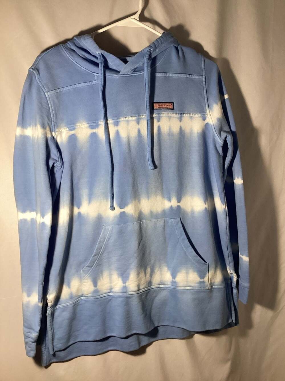 Vineyard Vines Tie Dye Hoodie Size S Blue Cotton Pullover